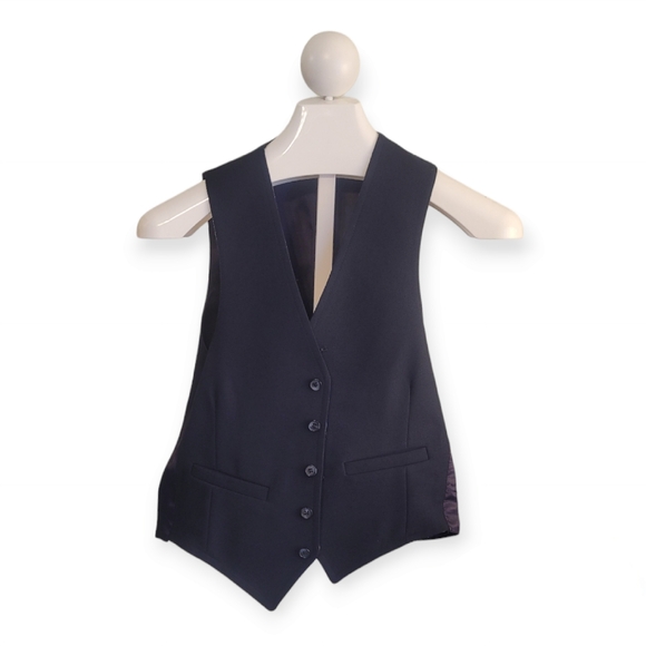 Vintage 70s Blue Polyester 4pc Suit - Picture 7 of 11